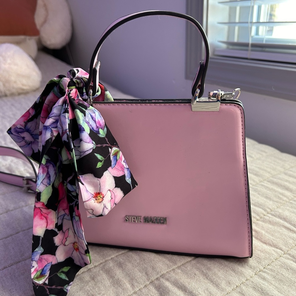 Steve Madden crossbody handbag with scarf